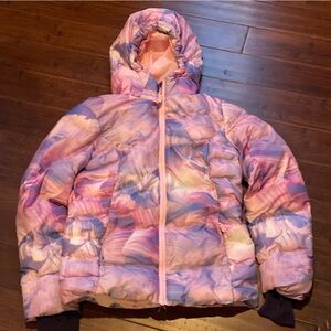 Girls Champion C9 Insulated Hooded Puffer Winter Jacket L 10/12